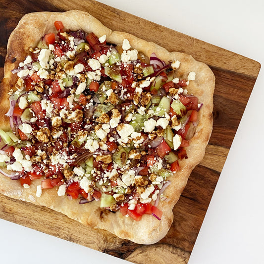 Easy Veggie Flatbread Recipe