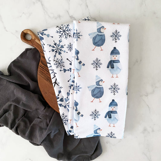 Winter Kitchen Hand Towel Set