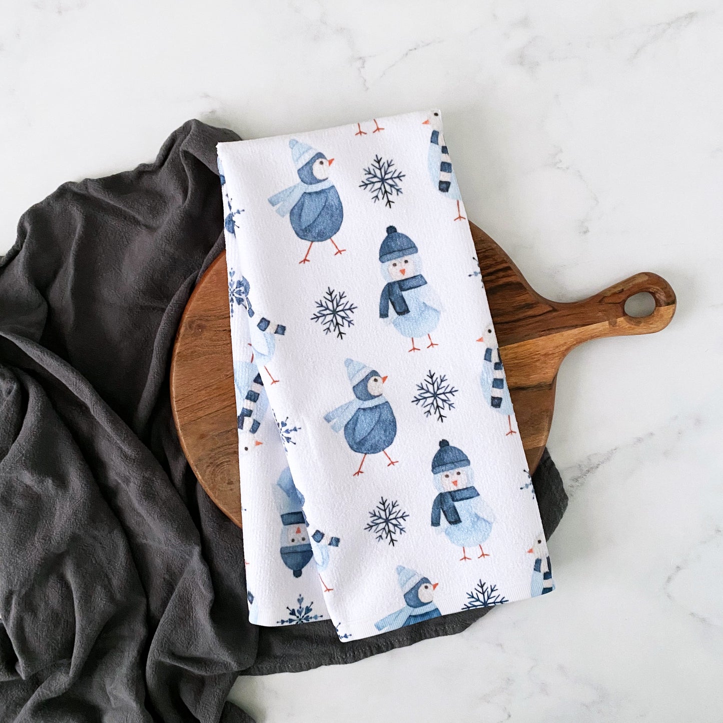 Winter Kitchen Hand Towel Set