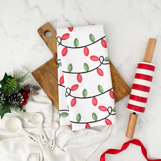 Christmas Light Decorative Kitchen Towel