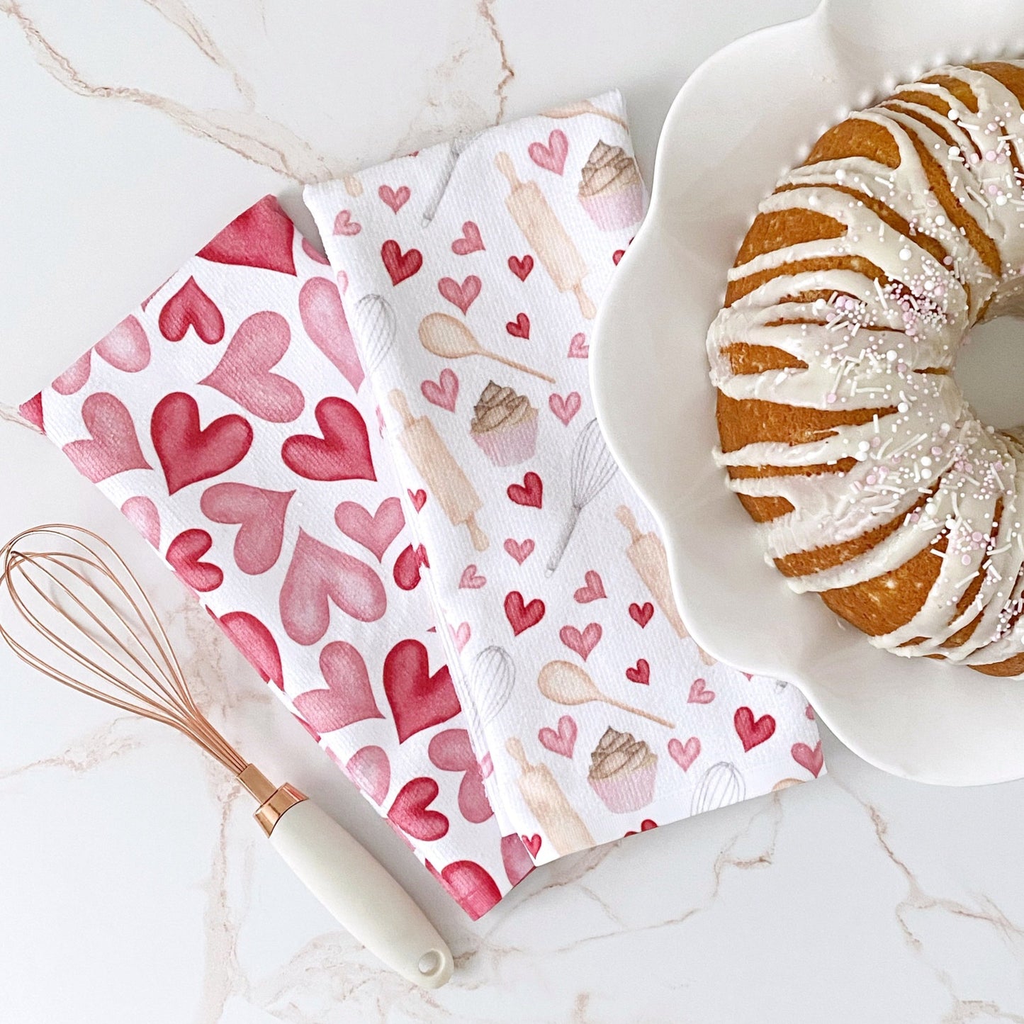 Valentine's Day Kitchen Towel Set